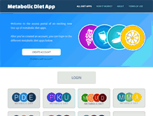 Tablet Screenshot of metabolicdietapp.org